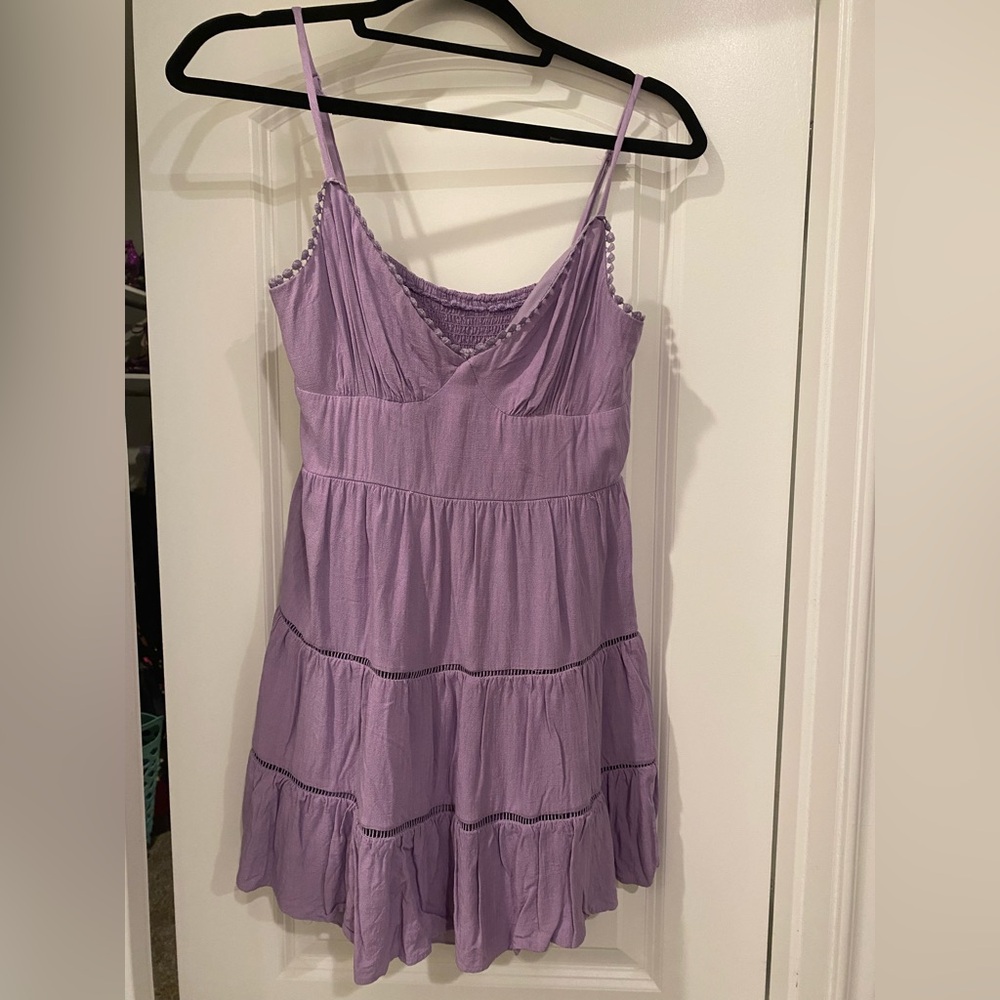 NWOT Lavender Sleeveless Tiered Dress